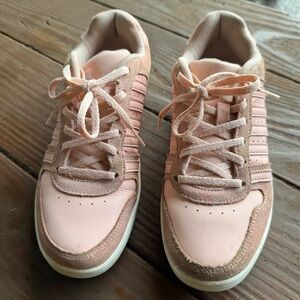 Reebok Pink and Tan Women's Sneakers